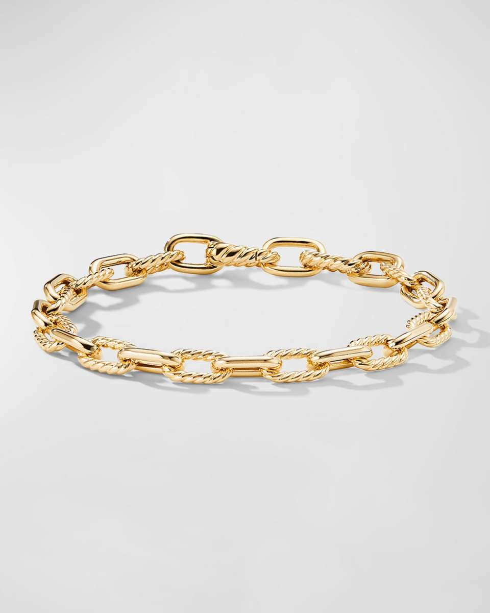 DY Madison Chain Bracelet in 18K Gold, 6mm