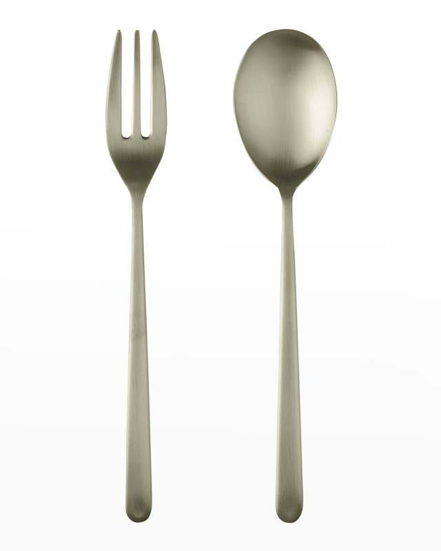 Linea Ice Champagne 2-Piece Serving Set