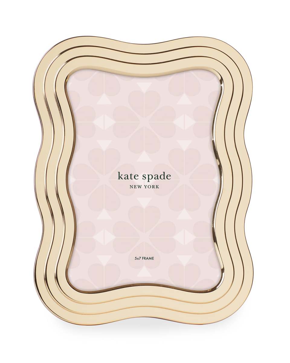 south street 5" x 7" gold wavy picture frame