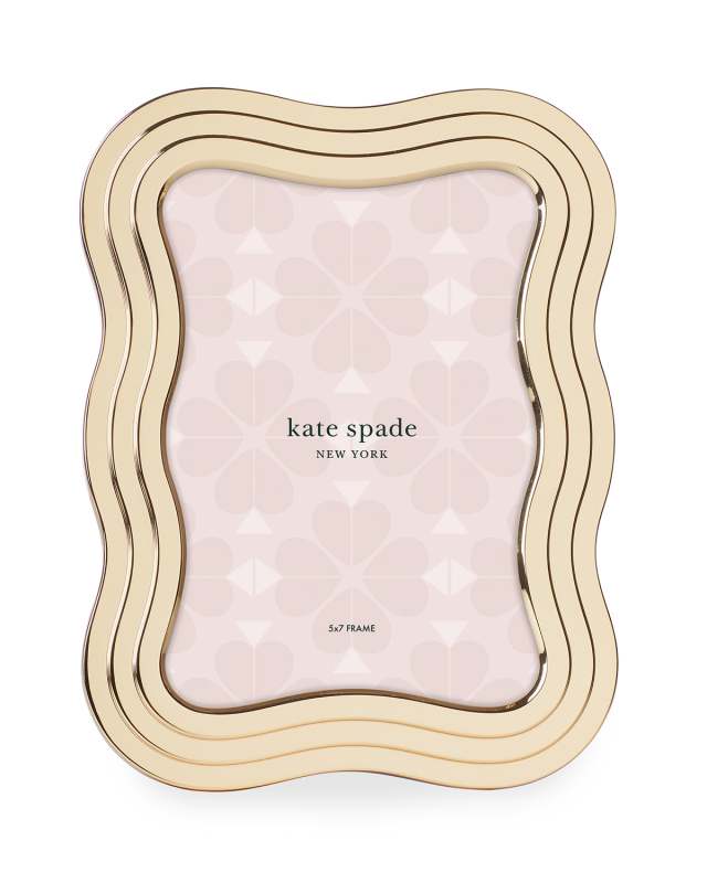south street 5" x 7" gold wavy picture frame