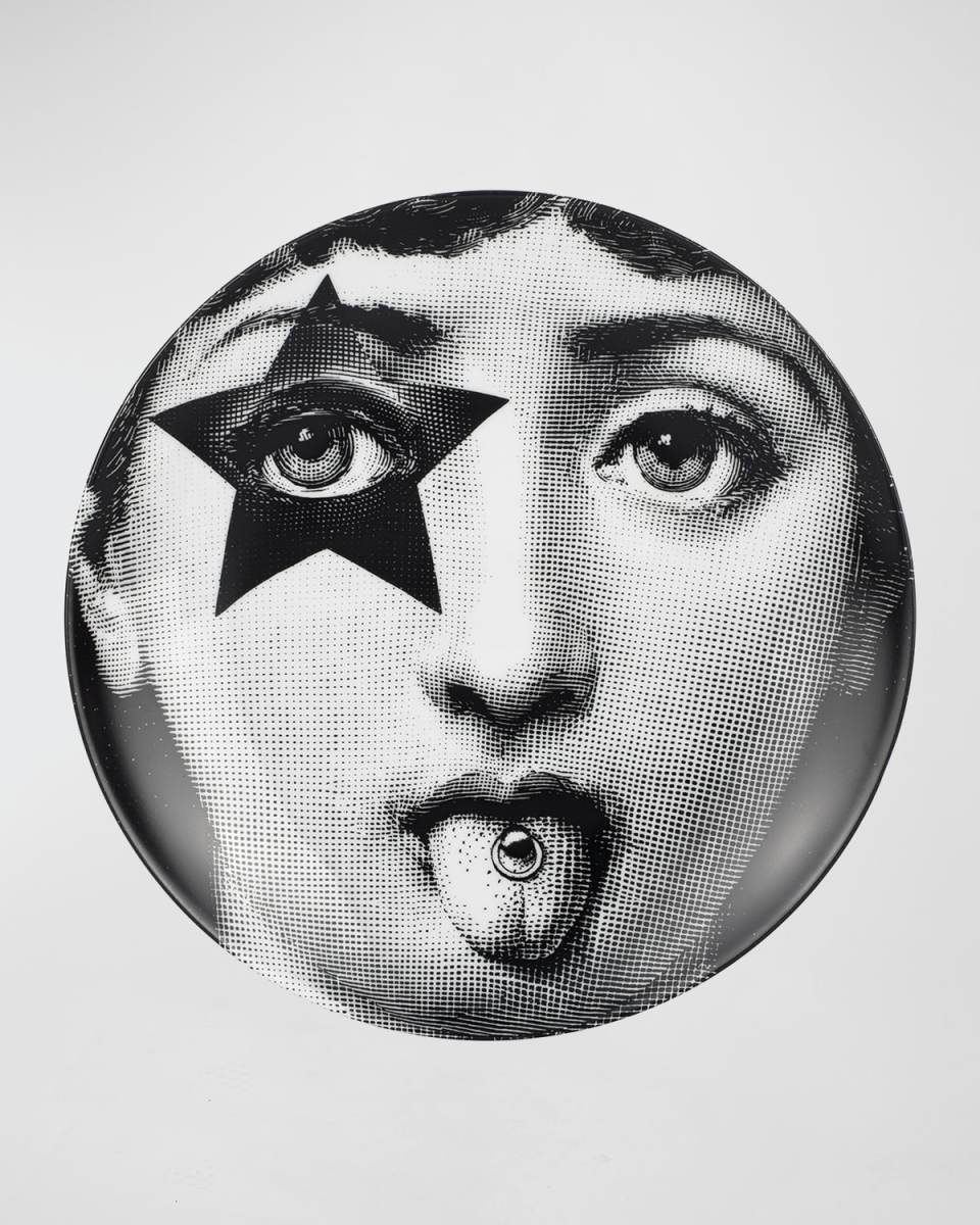 Wall Plate Tema E Variazioni N381 Star Over Eye Tongue Out