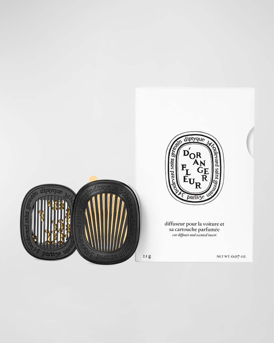 Car Diffuser with Orange Blossom Insert