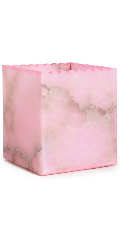 Kassatex Shopbop x Kassatex Waste Basket Pink