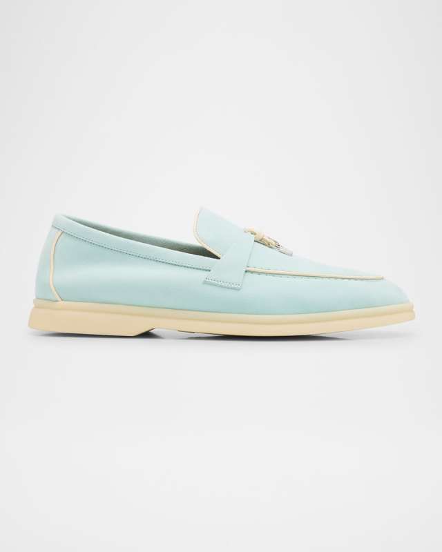 Summer Suede Charms Loafers