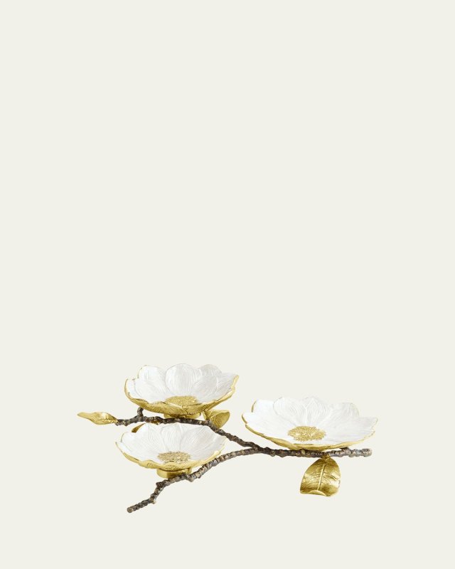 Vintage Bloom Triple Dish