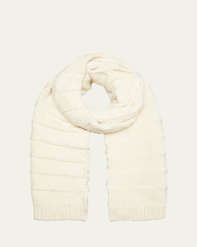 Single Crochet Knit Wool Scarf