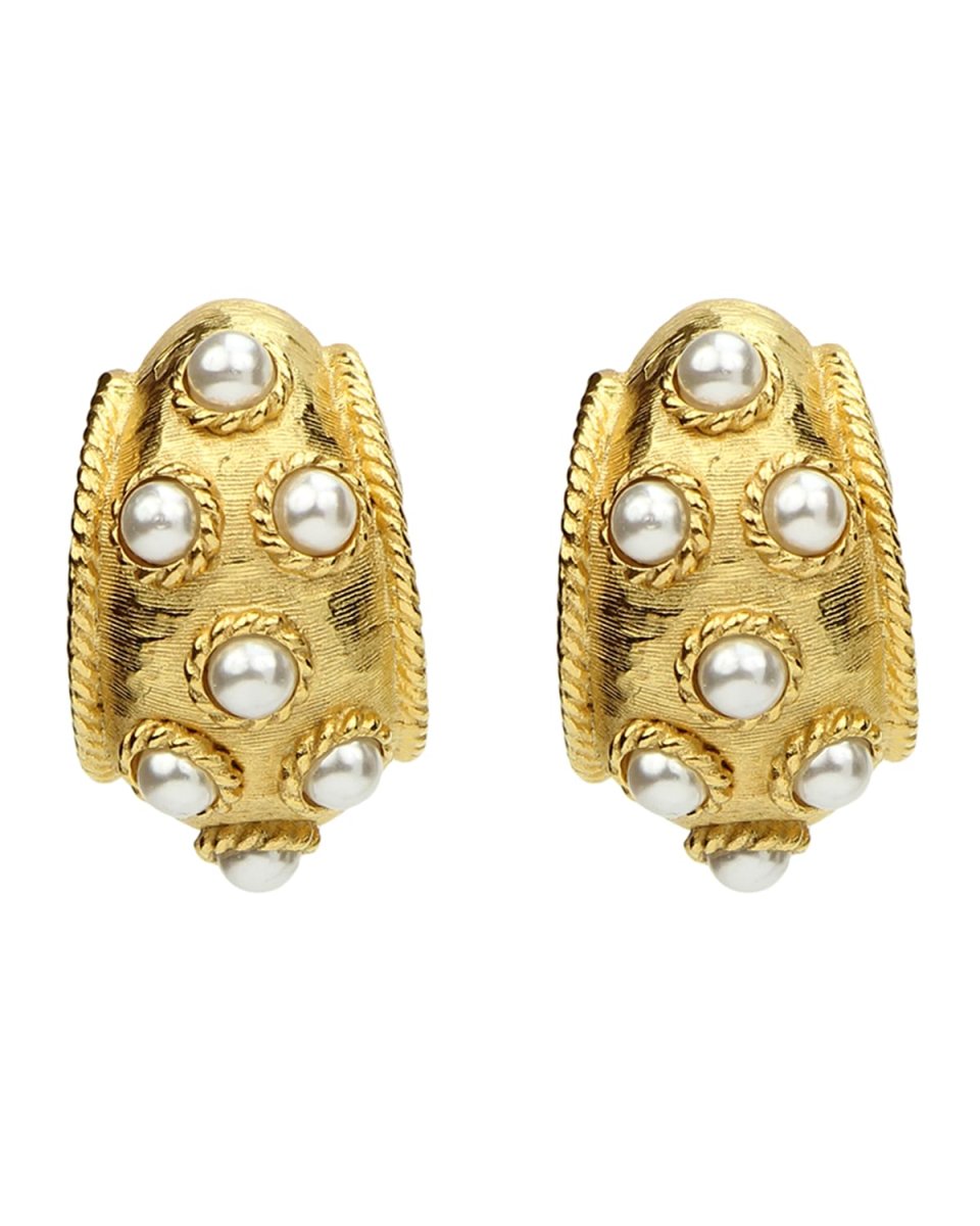 Thick Pearly Earrings