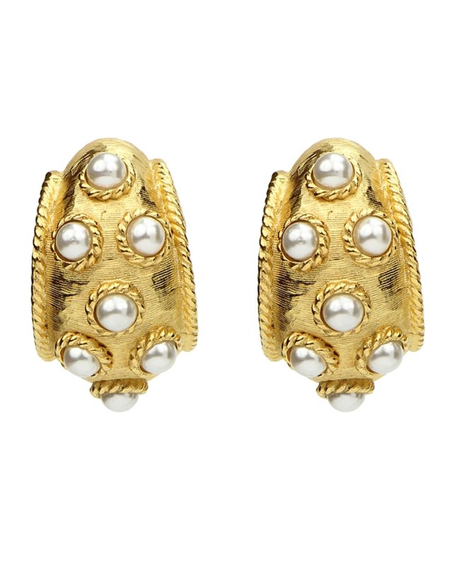 Thick Pearly Earrings