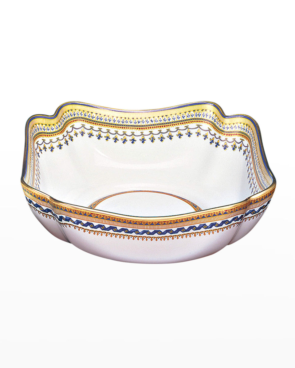 Chinoise Blue Large Square Bowl
