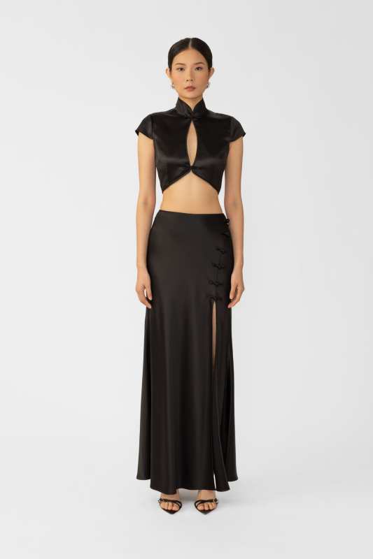 Pia Satin Skirt