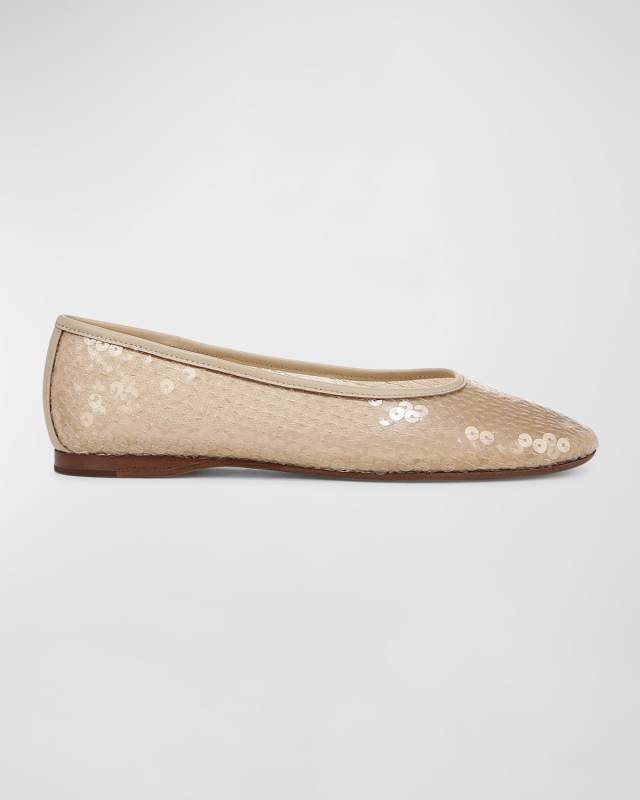 Leah Sequin Ballerina Flats