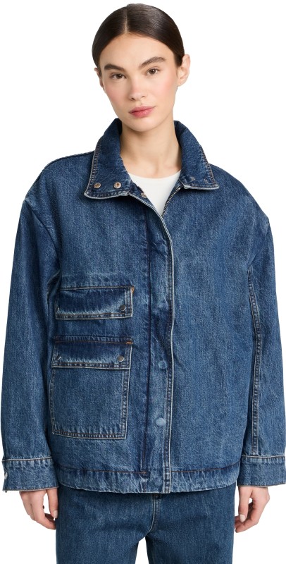 CO Bomber Jacket Indigo