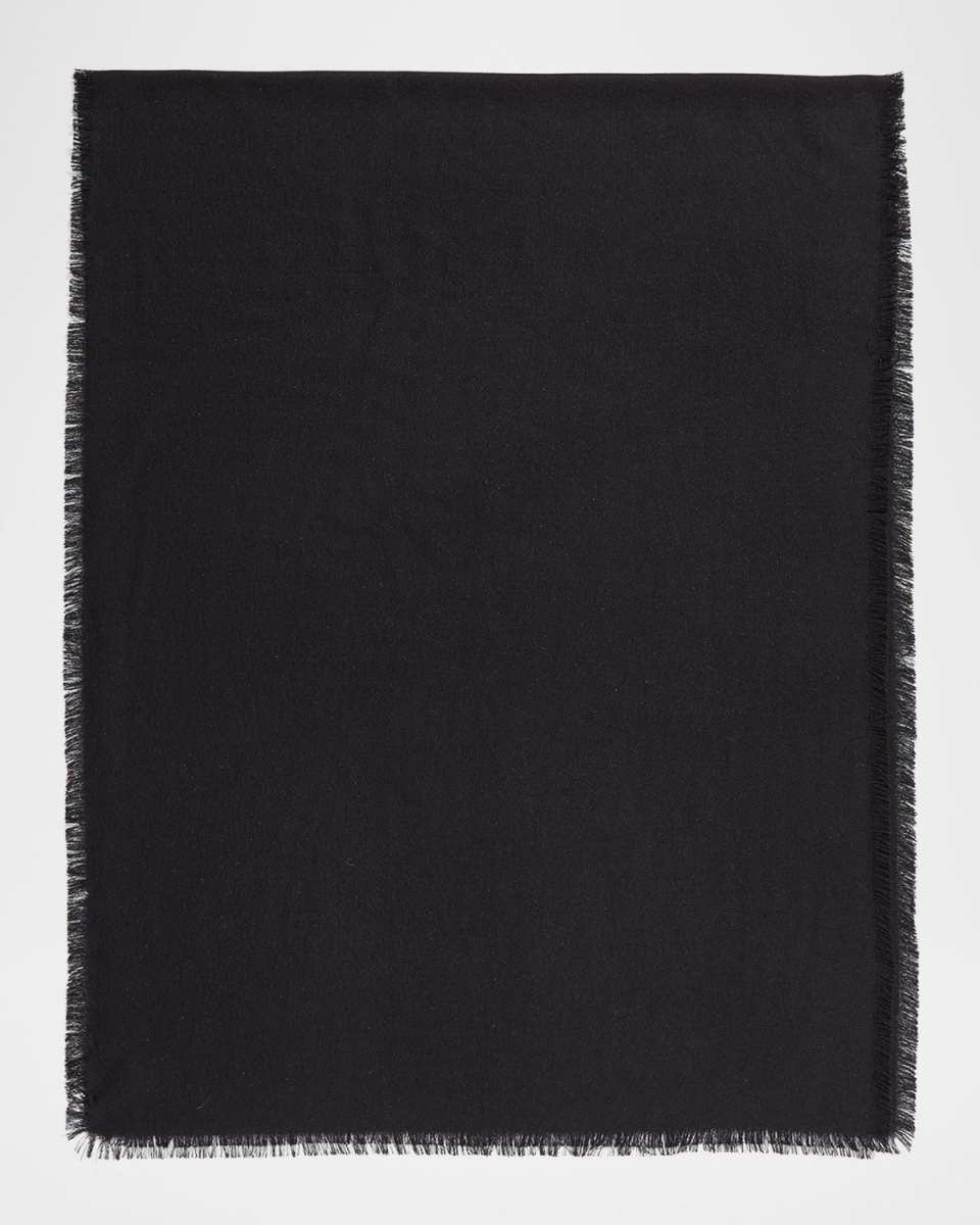 Fringe Cashmere-Blend Stole