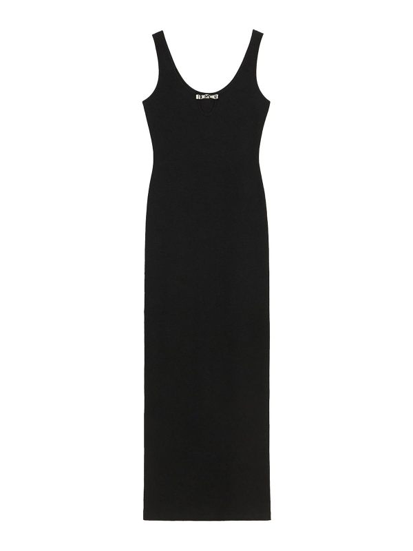 Blumarine Robe Au Genou - Noir