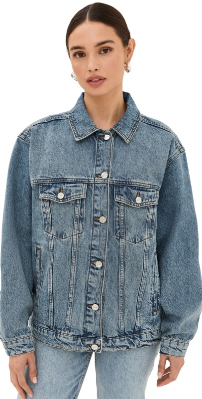 ANINE BING Rory Jacket Washed Blue