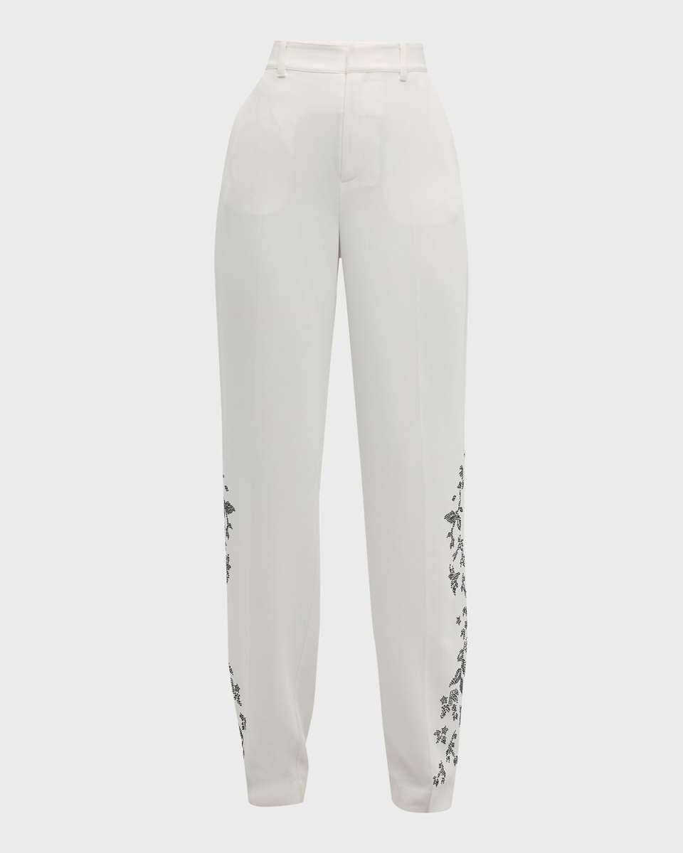 Collins Heatset Lilac Vine Straight-Leg Pants