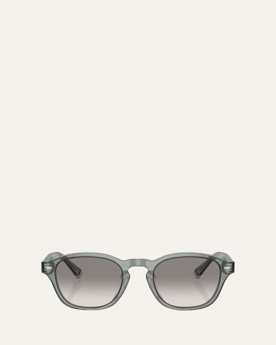 Vintage-Style Acetate Square Sunglasses