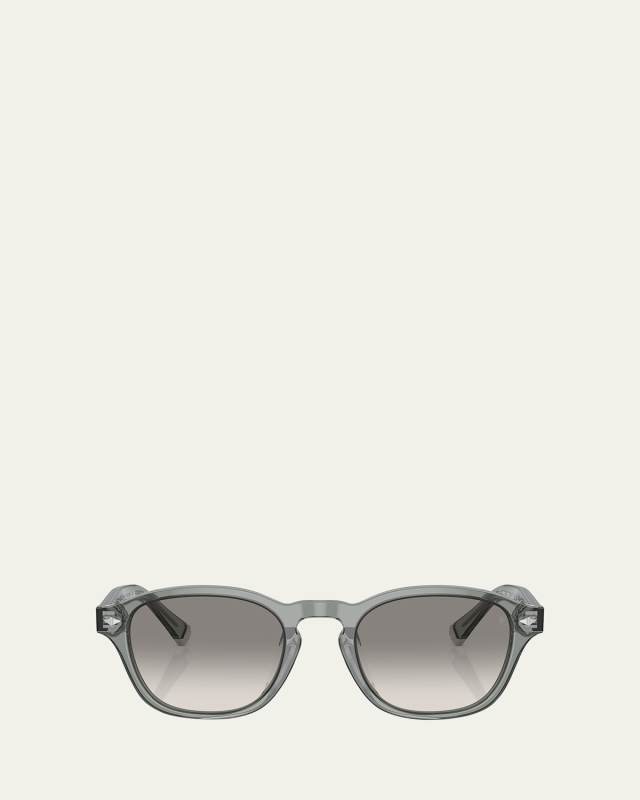 Vintage-Style Acetate Square Sunglasses