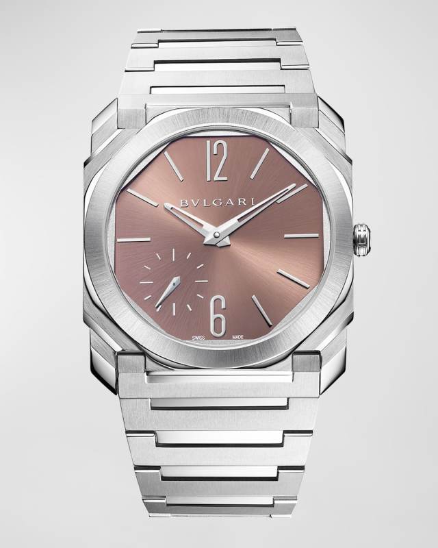 Unisex 40mm Octo Finissimo Stainless Steel Watch