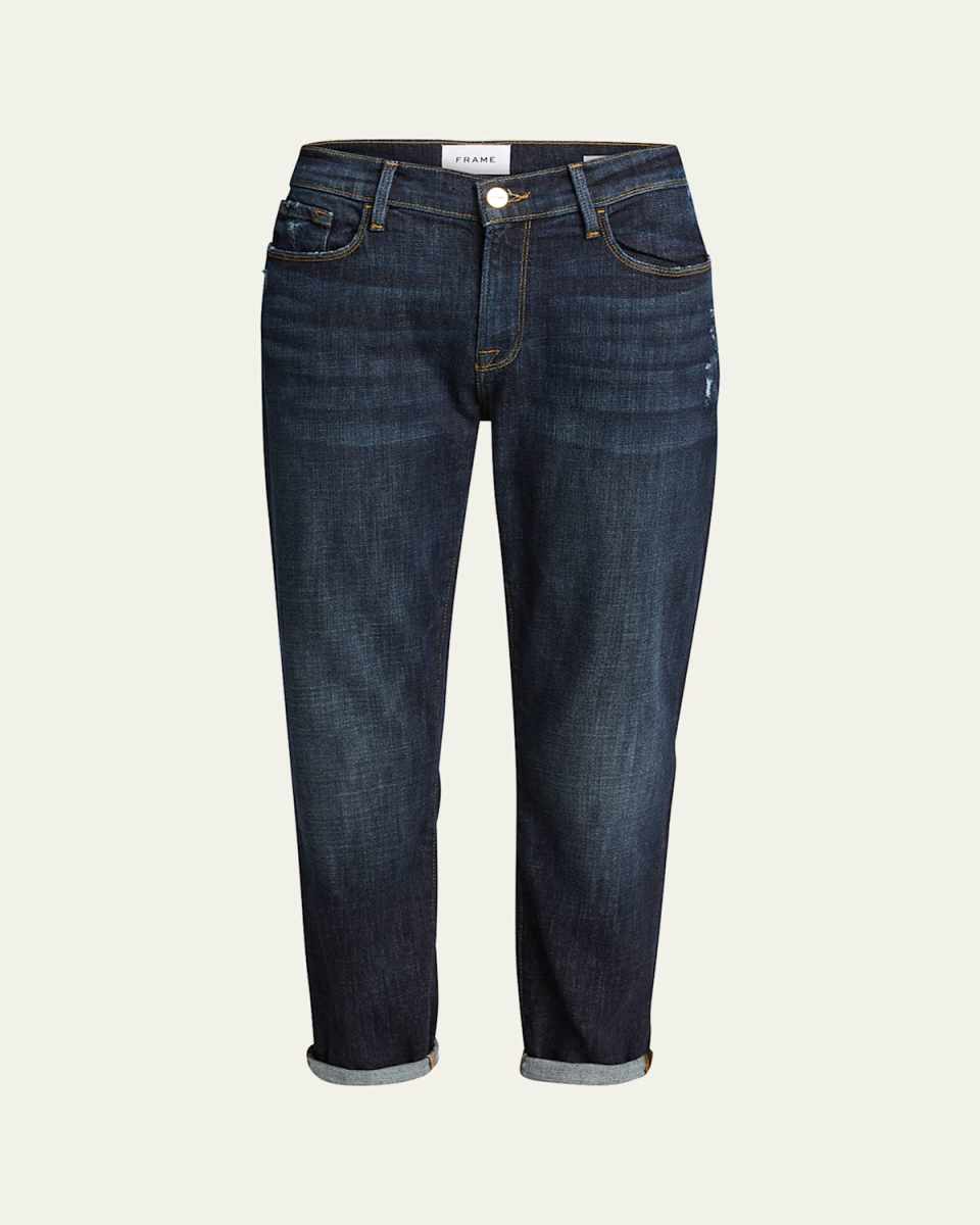 Le Garcon Cropped Boyfriend Jeans