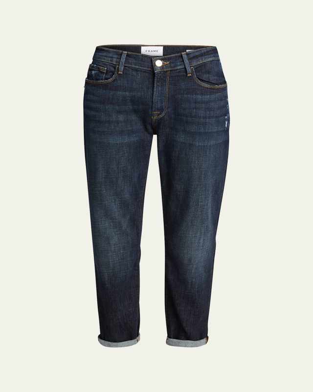 Le Garcon Cropped Boyfriend Jeans
