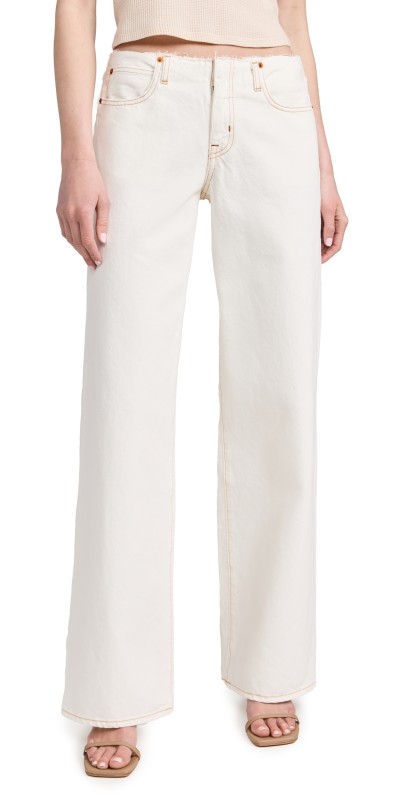 SLVRLAKE Mica No Wasitband Jeans Natural White