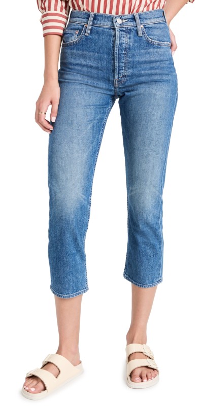 MOTHER Tomcat Jeans Kneeling On Stones