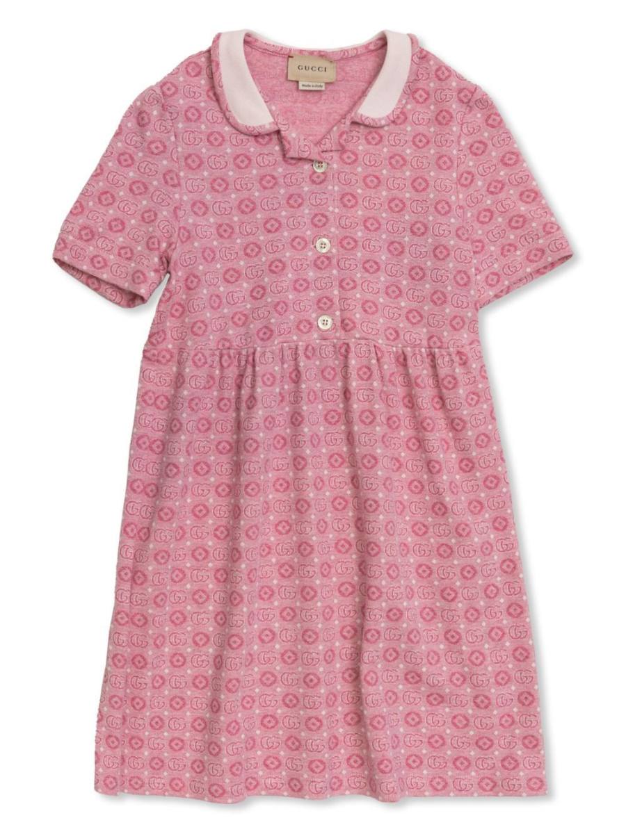 Double G cotton dress