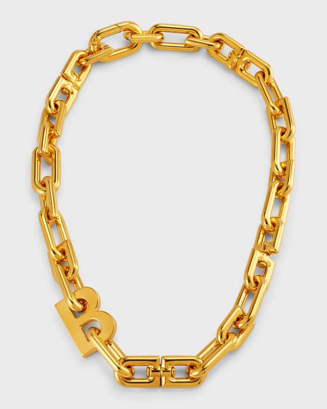 B Chain Thin Necklac