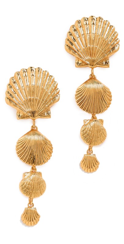 Jennifer Behr Talay Earrings Gold