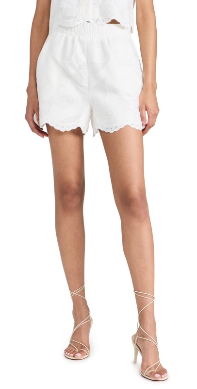 Amanda Uprichard Finley Shorts White