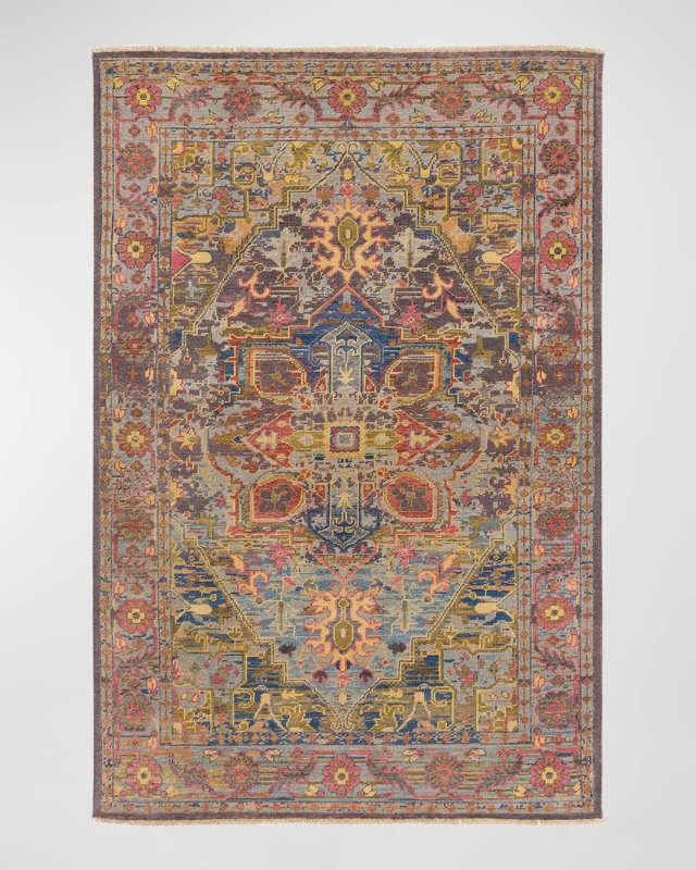 Cappadocia Sage Hand-Knotted Rug, 6' x 9'