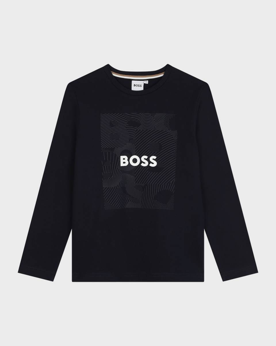 Boy's Classic Logo-Print T-Shirt, Size 14-