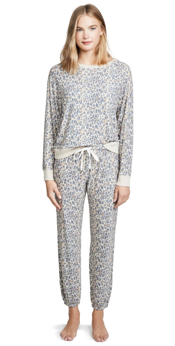 Honeydew Intimates Star Seeker PJ Set Natural Leopard