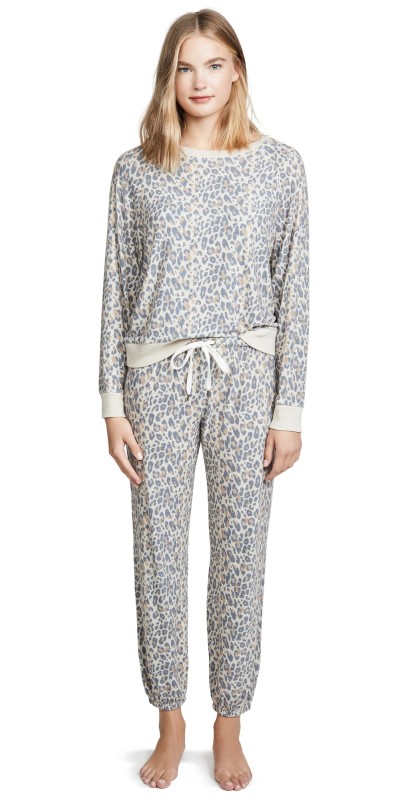 Honeydew Intimates Star Seeker PJ Set Natural Leopard