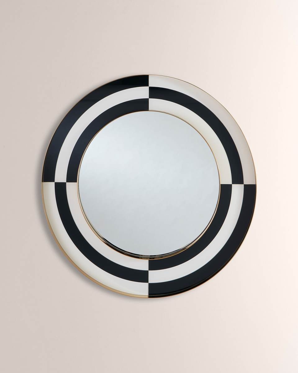 Op Art 36" Wall Mirror