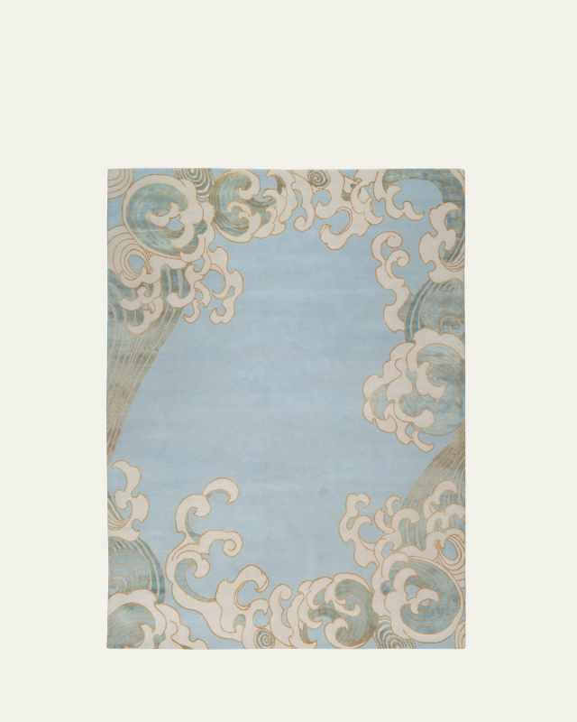Tempest Day Hand-Knotted Rug, 6' x 9'