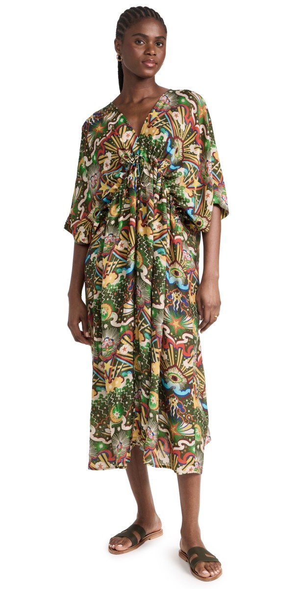 Chufytella Midi Dress Trippy Green