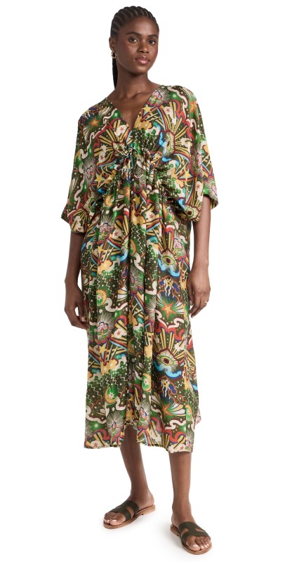 Chufytella Midi Dress Trippy Green
