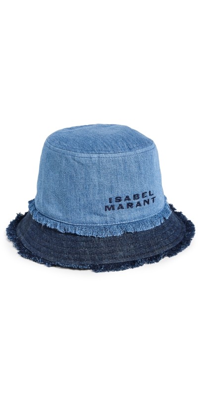 Isabel Marant Bergen Bucket Hat Blue