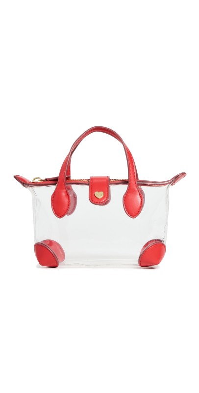 Stoney Clover Lane Pouchette Crossbody Bag Red