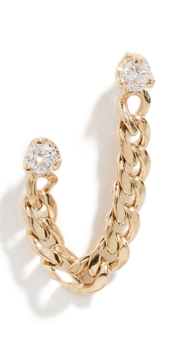 Zoe Chicco 14k Gold Linked Earring Yellow Gold