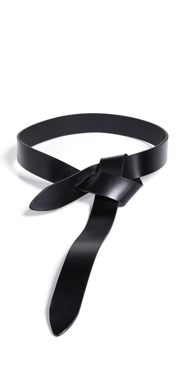 Isabel Marant Lecce Leather Belt Natural