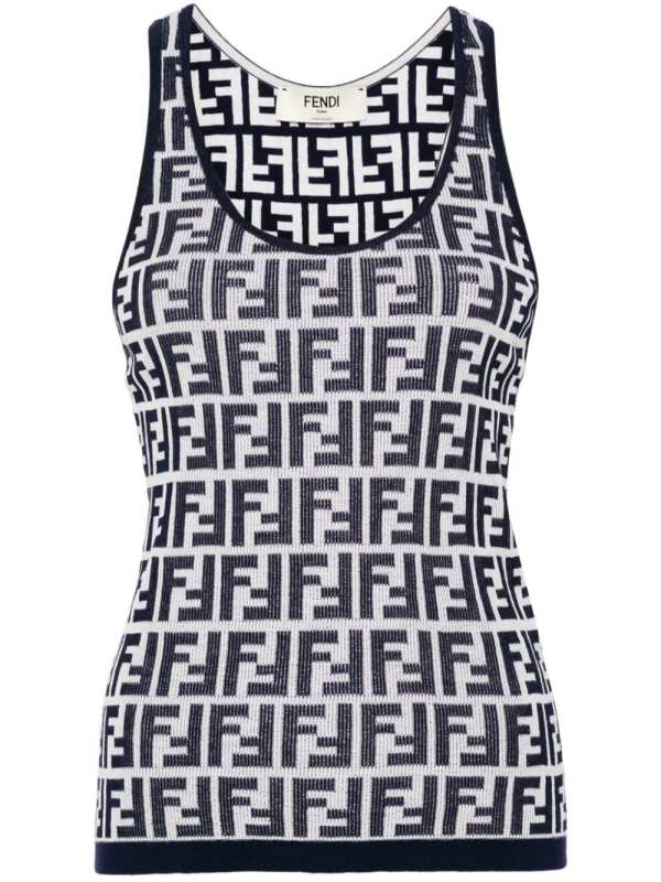 FF-jacquard knitted top