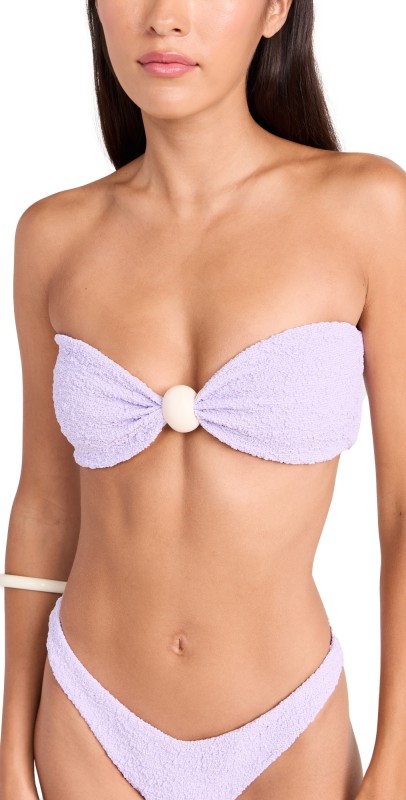 Devon Windsor Noah Bikini Top Lavender