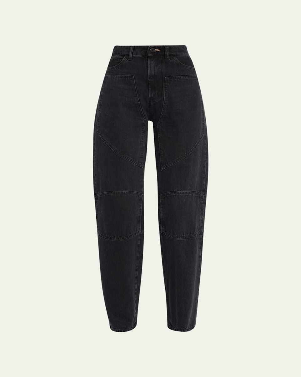 Diana Paneled Biker Jeans