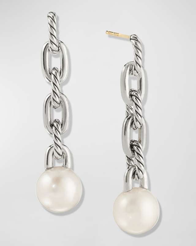 Madison Pearl Long Drop Earrings