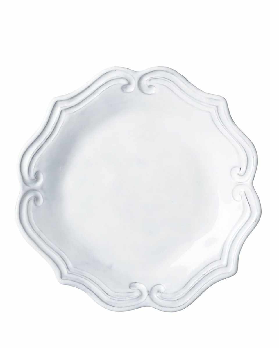 Incanto White Baroque Salad Plate