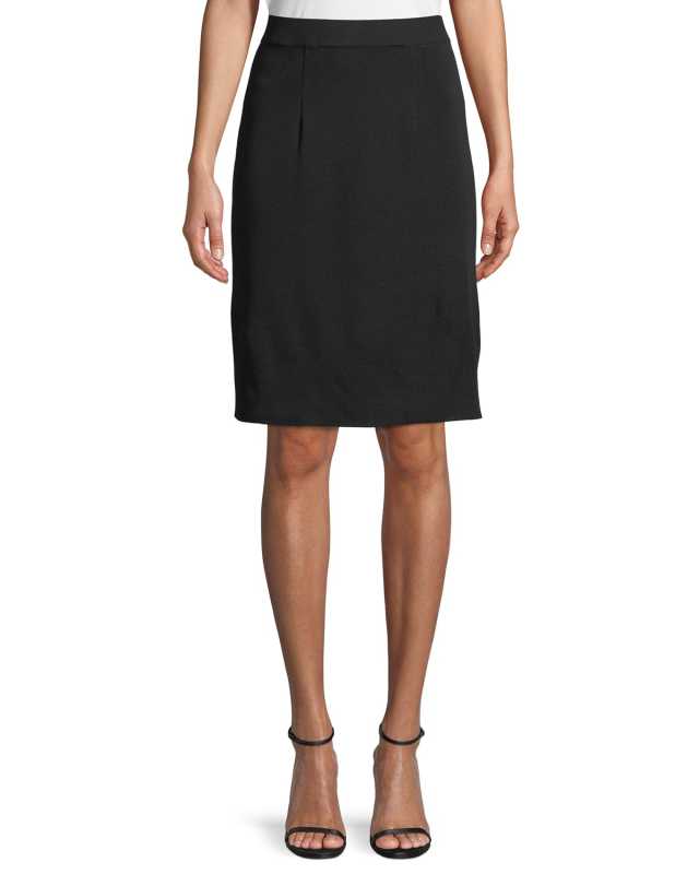 Straight Knee-Length Skirt