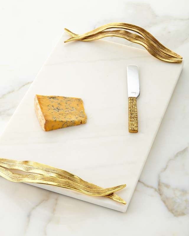 Palm Cheese Board with Knife